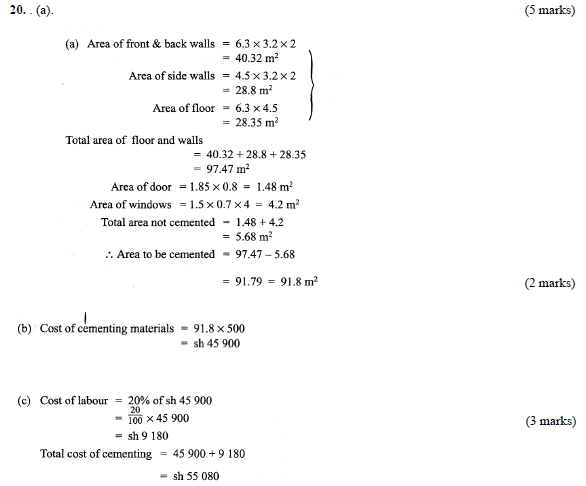 mathematics form 1 end term 2 exams
