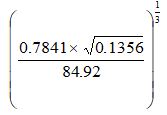 Using logarithm for evaluation