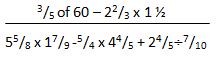 Simplifying Bodmas equation correction