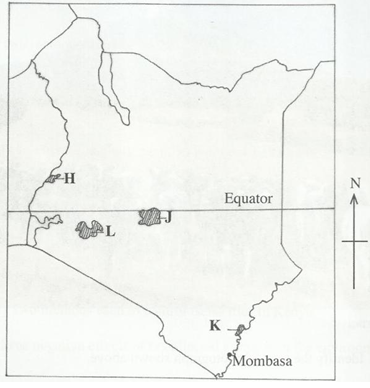 kenyan map