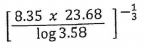 Use logarithms to solve