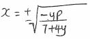 answer 2 on x subject formula