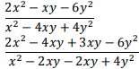 Simplifying equation
