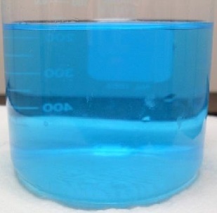 copper II sulphate solution