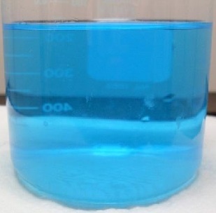 copper II sulphate solution