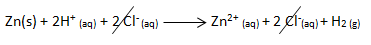 zinc oxidation reaction