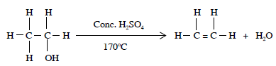 dehydration of ethanol equation