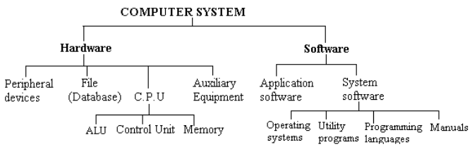 functional organization of a computer system
