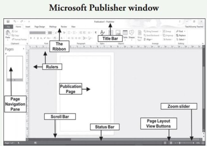 publisher window