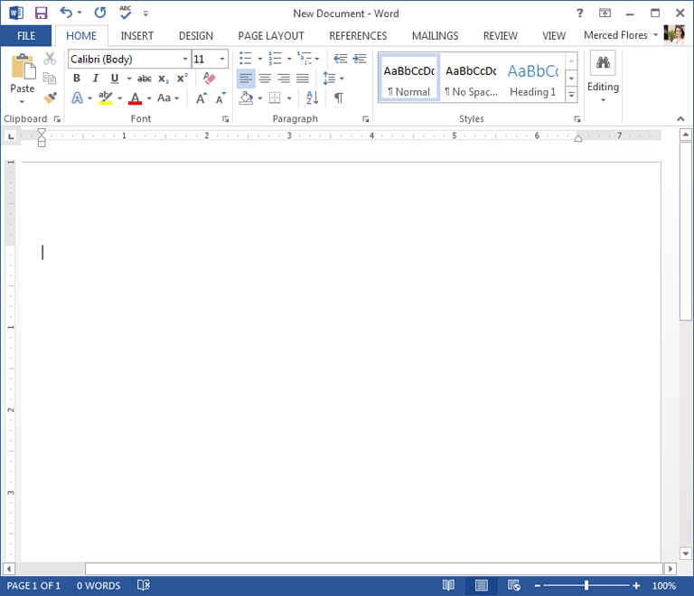 Word processors ms word 2013 computer studies form 2 notes
