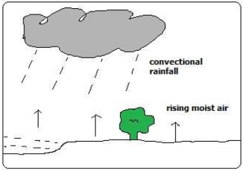 convectional rainfall