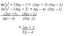 algebraic expressions 3a