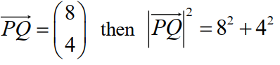 magnitude of PQ 1