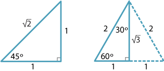 trigonometric ratios special angles