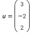 distance formula vector u