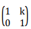 shear matrix form x invariant