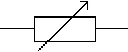 variable resistor symbol