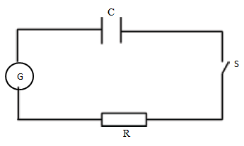 discharging a capacitor circuit