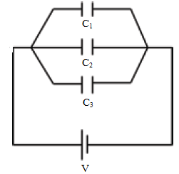 parallel arrangement of capacitors