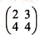 q14 matrix 1 maths p1 kcse2019