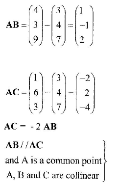 vectors collinear