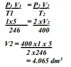 gas laws ans16