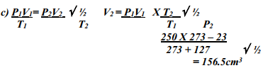 gas laws ans6c