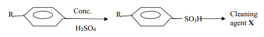 manufacture of cleansing agent