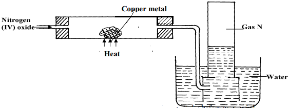 reaction of metals with NO2