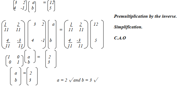 matrices ans1