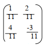 matrices q1m2