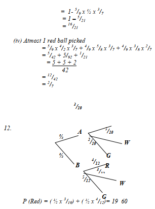 probability ans 10