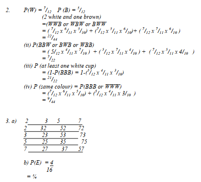 probability ans 2