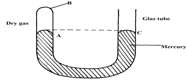 u shaped glass tube