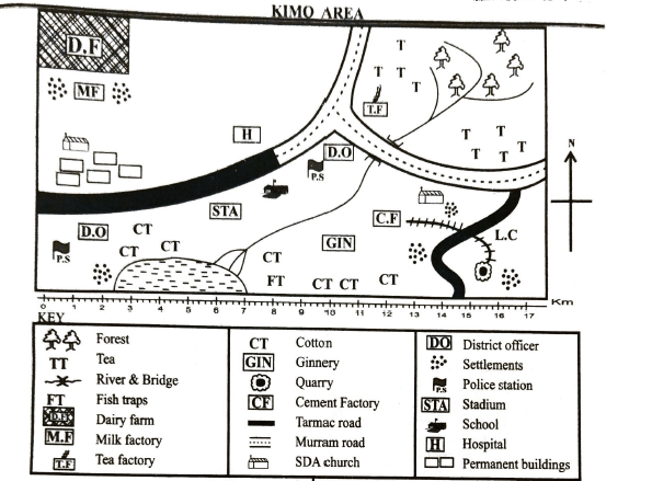 kimo area map