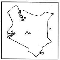 map kenya